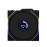 Lian Li UNI Fan TL - LCD Wireless Black 120 - Single Pack (Reverse Blade) - 2.4 GHz Wireless Signal RGB & Case Fan - Infinity Mirror 
